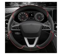 Steering Wheel For Seat For Tarraco For Arona For Ateca For Ibiza For Toledo For Mii For Leon For Arosa For Exeo ST Steering Wheel Cover Auto Protector(RED O SHAPE)
