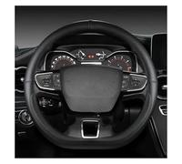 Steering Wheel For VW For Teramont For Atlas For Tcross 2017-2021 D Shape Car Steering Wheel Cover Decorative Auto Protector(Black)