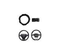 Steering Wheel Four Seasons Breathable Massage Mesh Cloth Car Steering Wheel Cover Protective(MULTI)