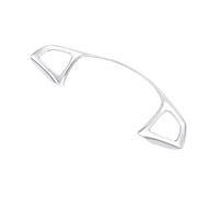 Steering Wheel Frame Cover Trim For Mercedes For Benz C E GLC CLA Class W205 W213 X253 Car Interior Mouldings(Silver)