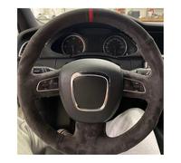 Steering Wheel Grip For A3 8P A4 B8 A5 8T A6 C6 A8 D3 Q5 8R Q7 4L S3 S4 S5 Black Suede Braid Car Steering Wheel Cover