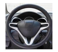 Steering Wheel Grip For Fit 2009-2013 For City For Jazz For Insight 2010 Black Non-slip Microfiber PU Car Steering Wheel Cover