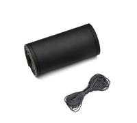 Steering Wheel Grip Universal PU Car Steering Wheel Stitch On Wrap Cover for 38cm 14" Sewing Breathable and Anti Slip Black Red