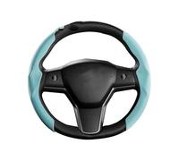 Steering Wheel Handle Cover All Season Universal Deer Suede Sports Steering Wheel Cover For Tesla For Model Y For Juniper 2025+ Steering Wheel Cover(Ice Blue)
