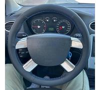 Steering Wheel Handle Cover Anti-Slip Artificial Leather Original Steering Wheel Braid For Ford For Kuga For Focus 2 C-MAX Car Accessories Car Steering Wheel Cover(Yellow Thread)