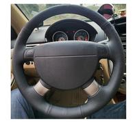 Steering Wheel Handle Cover Car Steering Wheel Cover Microfiber Leather For Chevrolet For Aveo For LOVA(White Thread)