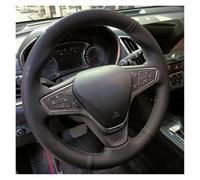 Steering Wheel Handle Cover Customize DIY Microfiber Leather Car Steering Wheel Cover For Chevrolet For Malibu XL 2016-2019 For Equinox 2017 For Opel Ampera -E 2019(Orange Thread)