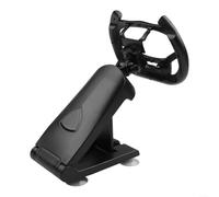 Steering Wheel Holders for PS5 Controller with Suction Cup, ABS Racing Game Bracket Stable Mount for Driving Simulators, Secure Grip Accessory Black 23x13x10cm