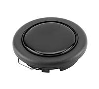 Steering Wheel Horn Button, Universal Modified Car Steering Wheel Center Horn Button Push Button Black for Most of Car
