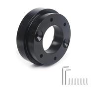 Steering Wheel Hub, Steering Wheel Hub Adapter 13/14inch Steering Wheel Adapter Plate 70mm PCD Racing Steering Wheel Car Game Modification Fit Use For Logitech G29 G920 G923(Black)