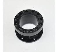 Steering Wheel Hub, Steering Wheel Hub Adapter Universal Steering Wheel Hub Spacer 13MM 51MM 76MM 101MM 128MM Steering Wheel Hub Boss Kit Adapter Spacer Black(76MM)