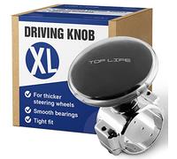 Steering Wheel Knob for Truck - XL Size for Thick Steering Wheels - Spinner for Lorry, Heavy Duty, Vans, Pickup Trucks, Semi, Sport, Tuning - Facilitates Maneuvers