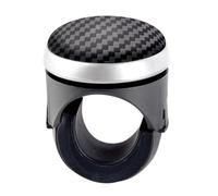 Steering Wheel Knob - Power handle for easier one-handed vehicle control, Universal ball grip ergonomic silicone design, 360 degree rotation + quick release clamp system, reinforced metal core You