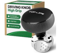 Steering Wheel Knob - Silicone Coated for Extra Grip - Compatible with Any Steering Wheels - Smooth Brodie Suicide Spinner for Car, Tractor, Mower, Boat