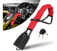 Steering Wheel Lock & Anti Theft Device - 3 Keys Cut Resistant Car Lock | Dual protection Cut resistant 3 keys included Universal fit Easy install Visual deterrent