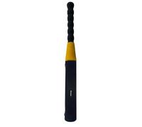 Steering Wheel Lock Baseball Bat - Anti-Theft Crook Lock- Premium Quality Alcantara Steering Lock with 2 Keys - Universal Compatible for Various Vehicles (Black Alcantara, Orange)