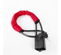 Steering Wheel Lock for Cars, Heavy Duty Anti-Theft Device with 3 Keys, Universal Car Security Lock Adjustable Length, High Visibility Car Wheel Locks for Vehicle Protection (Red)