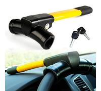 Steering Wheel Lock for Ford Transit 3-Sitzer, Heavy Duty Anti-Theft Car Lock Device, Anti-Theft T-Bar Design, High-Visibility Yellow