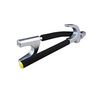 Steering Wheel Lock Heavy Duty Clamp Anti-Theft Retractable Security Device for Auto, Truck, and SUV - Protect Your Vehicle with This Durable Lock