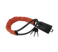 Steering Wheel Lock Seat Belt Lock, Car Steering Wheel Lock, Steel Rope, Seat Belt Socket, Multicolor, Theft for Vehicles(Orange)