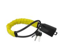 Steering Wheel Lock Seat Belt Lock, Car Steering Wheel Lock, Steel Rope, Seat Belt Socket, Multicolor, Theft for Vehicles(Yellow)
