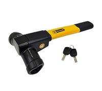 Steering Wheel Lock T-Bar Car Van Vehicle Anti Theft Security Safety 2 Keys Heavy Duty Adjustable High Visibility Secure Lock Durable Reliable Locking Safety