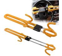 Steering Wheel Lock Twin Bar,Car Steering Wheel Lock,Universal Anti-Theft Heavy Steering Locks,for High Visibility,Cars, SUVs, Motorhomes, Caravans