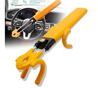 Steering Wheel Lock,Twin Bar Steering Wheel Locks,Car Anti-Theft Device Security Device,Car Retractable Steering Lock with 2 Keys,Universal Fit for Auto/Truck/Van