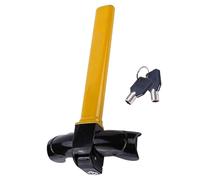 Steering Wheel Lock, Universal Anti-Theft T-Bar Car Steer Wheel Locks, Heavy Duty Car Security Devices, Fit with Easy Install & High Visibility, Secure Cross-Key Design for Cars, Caravans & Trailers