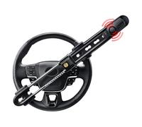 Steering Wheel Lock with 113db Alarm, Electop Car Lock Heavy Duty Car Alarm System with Motion Sensor Anti Theft Device with Adjustable Locking and 2 Keys Car Alarm System for Auto Truck Van SUV