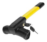 Steering Wheel Lock with 2 Keys,T Type Bar Steering Wheel Lock High Visibility Car Lock Cut Resistant Anti-Theft Device Universal Steering Wheel to Seat Belt Lock for Cars SUV Van Golf Cart Truck