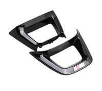 Steering Wheel Logo Frame Compatible For Audi Q5L/Q7/Q8 2018-2023 - OEM Silver Or Black Custom Trim, 3D Laser Etched Emblem(RS Logo Flat bottom)