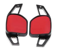 Steering wheel paddle shifter Aluminum Alloy Car Steering Wheel Shift Paddle Extension Shifters Stickers Compatible With Seat For Tarraco For Ibiza 6P For Cupra ST(Black)
