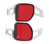 Steering wheel paddle shifter Aluminum Alloy Car Steering Wheel Shift Paddle Extension Shifters Stickers Compatible With Seat For Tarraco For Ibiza 6P For Cupra ST(Silver)