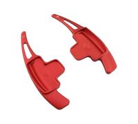 Steering Wheel Paddle Shifter Extensions Trim Cover Compatible With Mercedes Benz GLA X156 GLC GLE S CLA C W204 GLS Car Interior Sticker Accessories(Red)