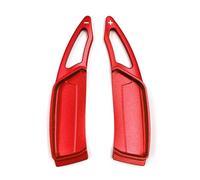 Steering Wheel Paddle Shifter Extensions Trim Cover Compatible with Peugeot 3008 5008 2008 508 for Citroën C4 C5 DS4 DS5 Car Interior Sticker Accessories(Red)