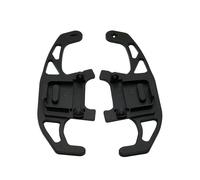 Steering Wheel Paddle Shifter Extensions Trim Cover Compatible With VW Golf MK7 GTI Tiguan T-ROC Rline Scirocco POLO 6C PASSAT B8 Car Interior Sticker Accessories(Black)