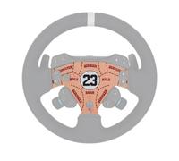 Steering Wheel Plate Decal for Logitech G RS50 Direct Drive Racing Base | Racing Wheel Accessory, Direct Drive Compatible, Wheel Base Decal, RS50 Fitment, Hub Plate Sticker