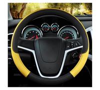 Steering Wheel Protection Auto Steering Wheel Cover Universal Volant Braid On The Steering-wheel Non-slip Funda Volante Car Styling(Yellow)