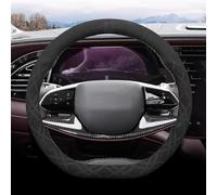 Steering Wheel Protection Cover Fluffy Short Pile Anti Slip Interior Parts Accessorie For Territory 2015-2023 2024 Elastic Band(Style B Black)