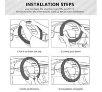Steering Wheel Protective Cover Car Interior Steering Wheel Protective Cover Accessories For Ford For EcoSport 2013-2025(Blu)