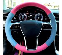 Steering Wheel Protective Cover DIY Car Interior Protective Steering Wheel Cover Accessories For A6 A7 2018 2019(Style 1)