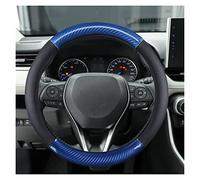 Steering Wheel Protective Cover Genuine Leather Car Steering Wheel Cover Non-Slip For Toyota For Corolla For CH-R For Camry For Rav4 For Auris For Prius For Yalis For Avensis(1)