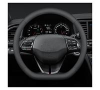 Steering Wheel Protective Cover Leather Car Steering Wheel Cover 37-38cm Suitable For Hyundai For Tucson For Azera For Avante For Sonata For Elantra For Ix35 For I40(3)