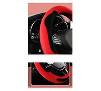 Steering Wheel Protective Cover Winter Plush D Shape Car Steering Wheel Cover For Nissan For X-Trail For Qashqai For March For Serena For Micra For Kicks 2017-2019(Blue)