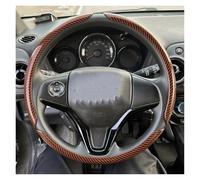 Steering Wheel Protector 2/3PCS Carbon Fiber Silicone Car Steering Wheel Cover Anti-skid Booster Cover Auto Accessories 38cm For Auto Deco(A 3PCS Brown)