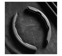 Steering Wheel Protector 2pcs Carbon Fiber Silicone Car Steering Wheel Cover Non-Slip For Jaguar For F-Pace For I-PACE