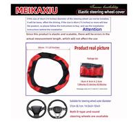 Steering Wheel Protector 3D Mesh PU Leather Steering Wheel Cover Rimless Design Car Accessory Decorative 37-38CM Three-Dimensional(Green)