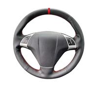 Steering Wheel Protector Auto Braid On The Steering Wheel Cover Car Braiding Covers For Fiat For Bravo For Opel For Combo 2012-2018(Black)