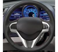 Steering Wheel Protector Car Interior Customize DIY Micro Fiber Leather Car Steering Wheel Cover Steering Wheel Covers(Gray Thread)(Blue Thread)